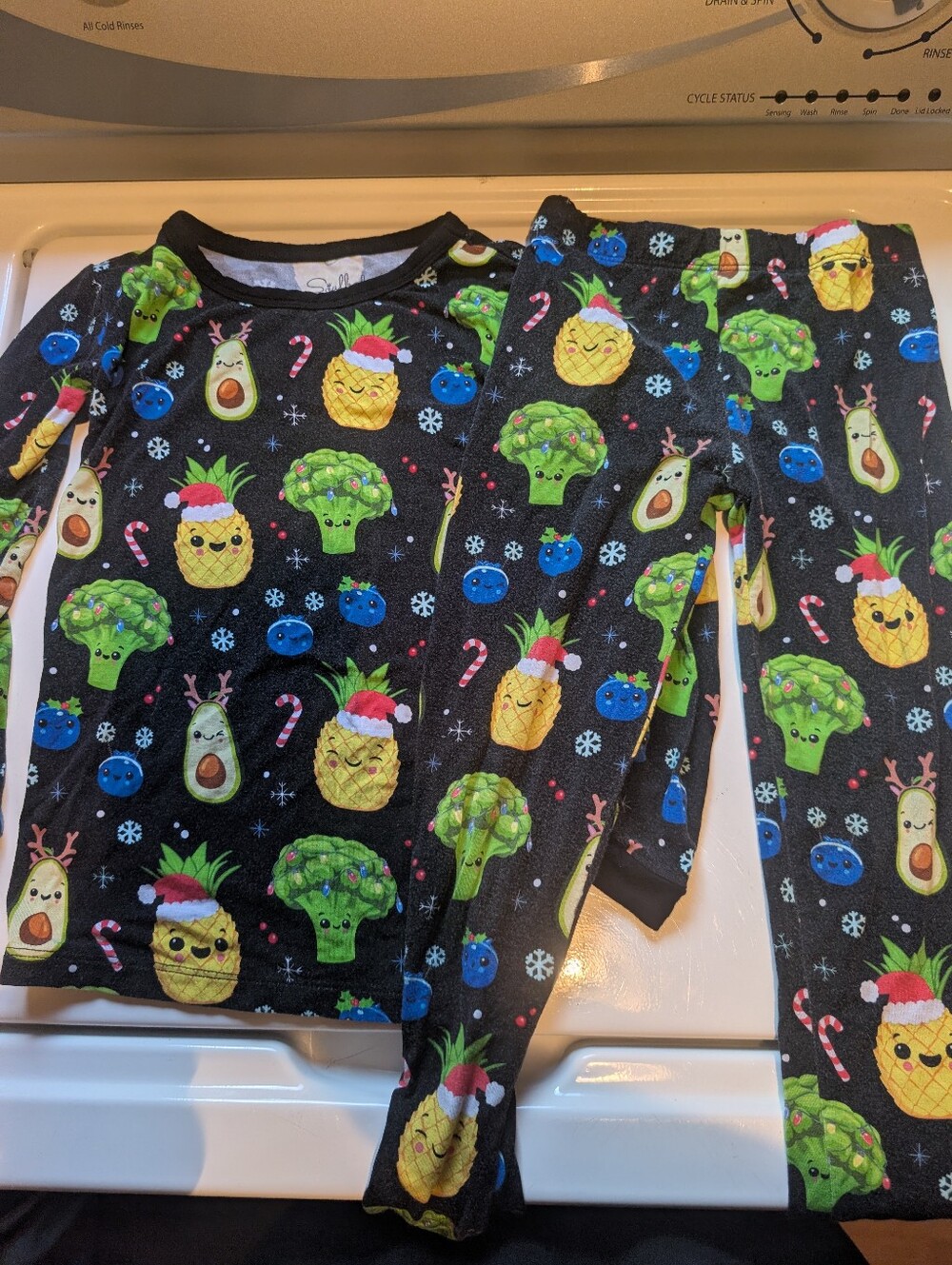 Soul Baby Bamboo Hey Bear Holiday Pj's And Headband